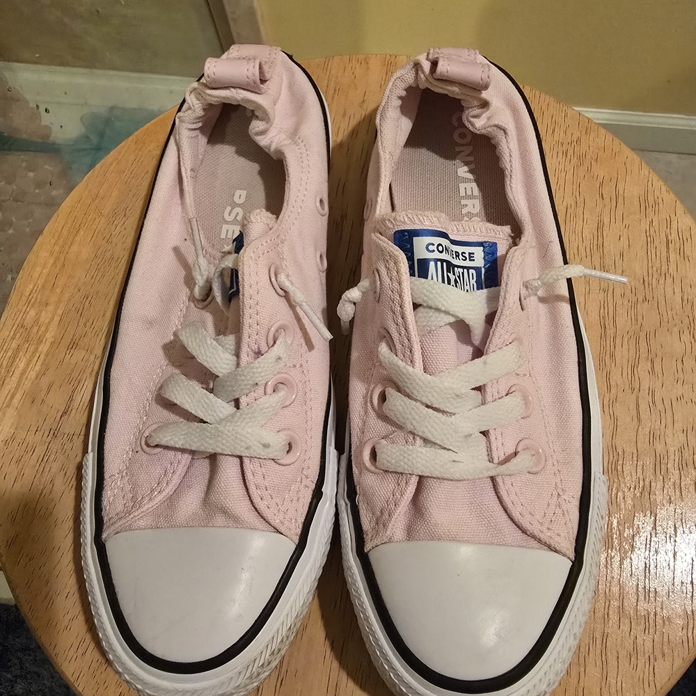 Converse Pink and White Women's Sneakers